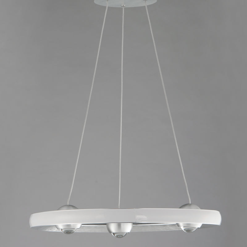 ET2 E23511-AL Nodes 18" LED Pendant CCT Select | Brushed Aluminum