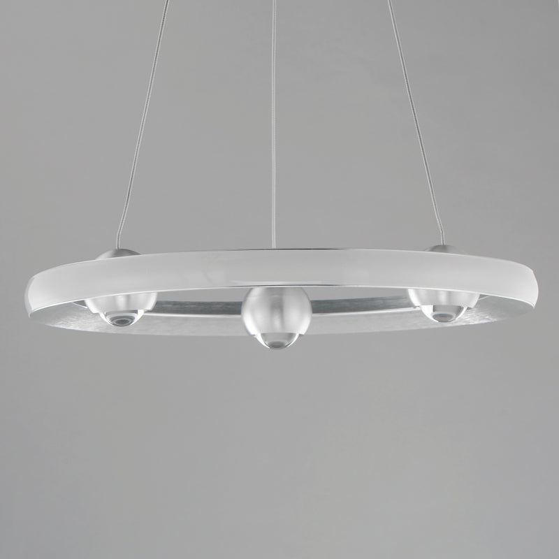 ET2 E23511-AL Nodes 18" LED Pendant CCT Select | Brushed Aluminum