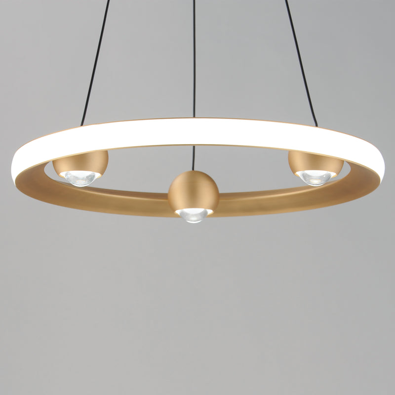 ET2 E23511-GLD Nodes 18" LED Pendant CCT Select | Gold