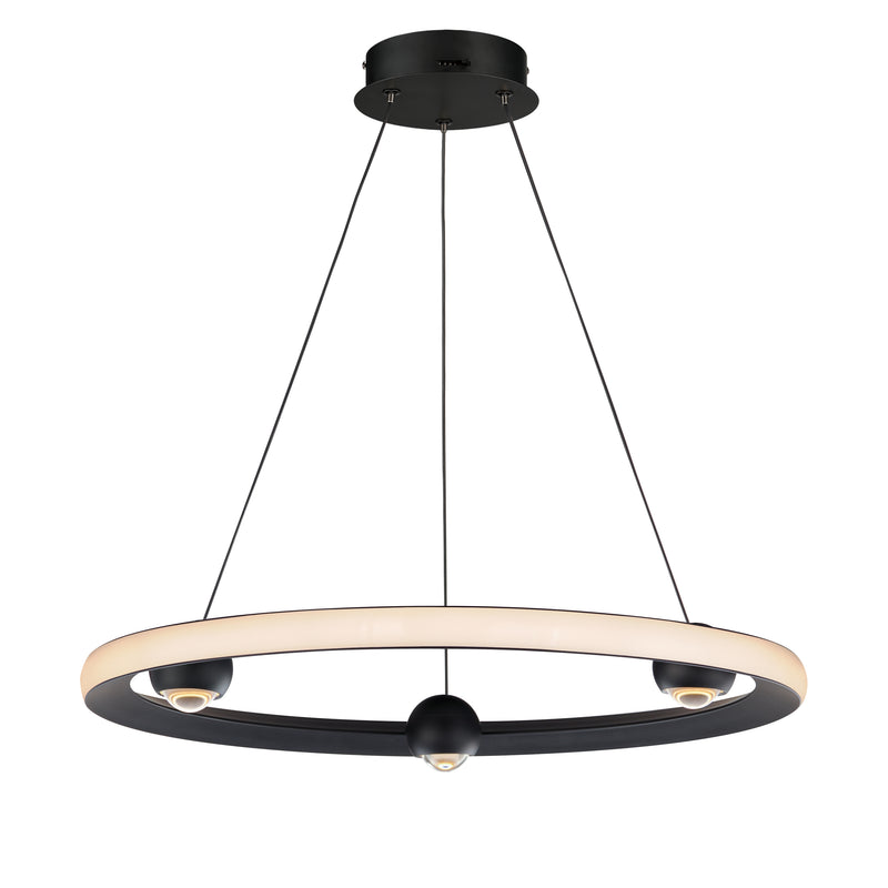 ET2 E23512-BK Nodes 24" LED Pendant CCT Select | Black