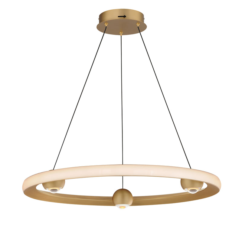 ET2 E23512-GLD Nodes 24" LED Pendant CCT Select | Gold