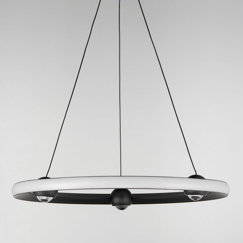 ET2 E23512-BK Nodes 24" LED Pendant CCT Select | Black