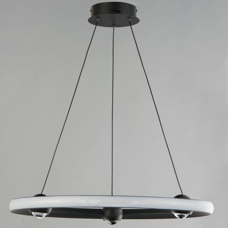 ET2 E23512-BK Nodes 24" LED Pendant CCT Select | Black