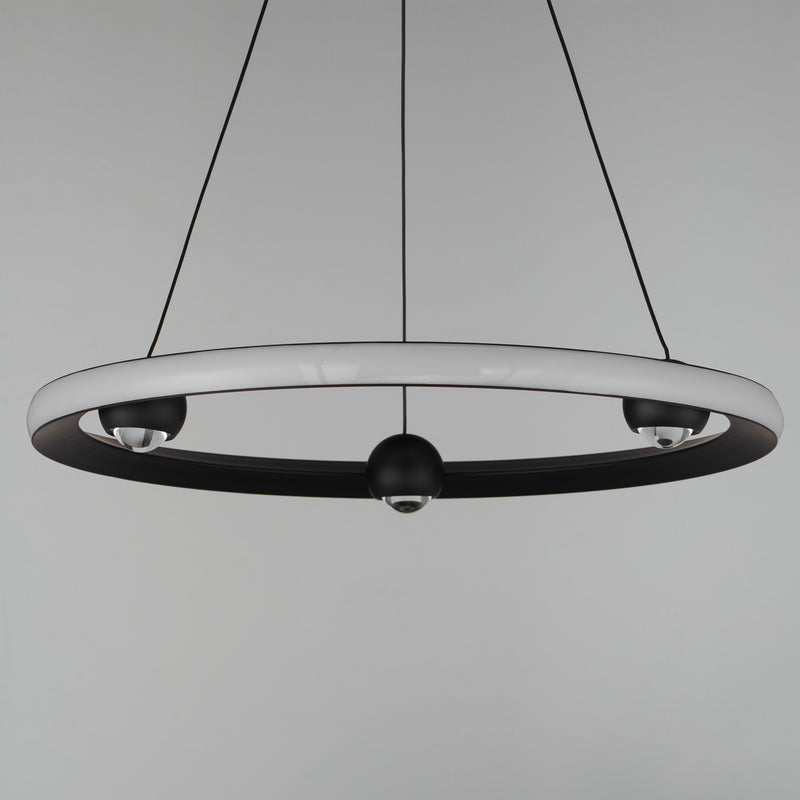 ET2 E23512-BK Nodes 24" LED Pendant CCT Select | Black