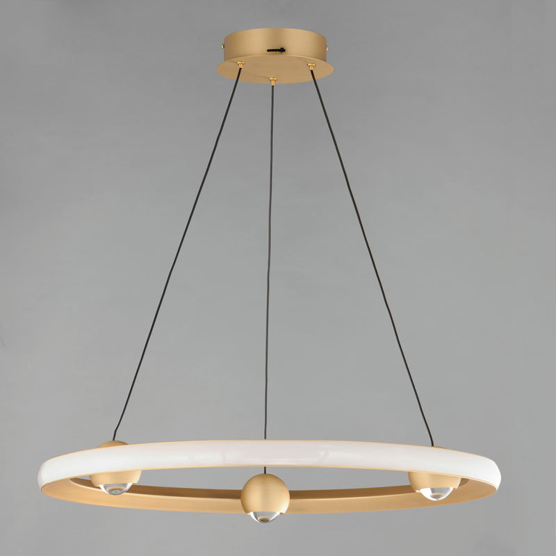 ET2 E23512-GLD Nodes 24" LED Pendant CCT Select | Gold