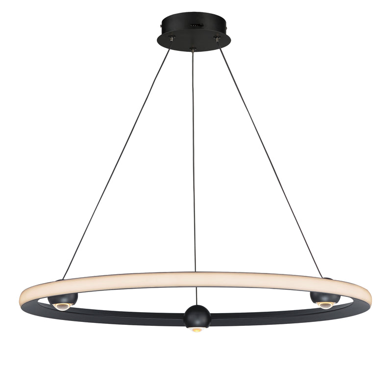 ET2 E23513-BK Nodes 32" LED Pendant CCT Select | Black