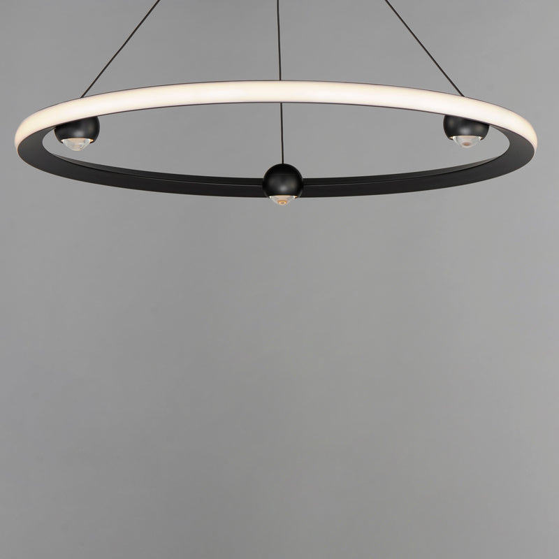 ET2 E23513-BK Nodes 32" LED Pendant CCT Select | Black