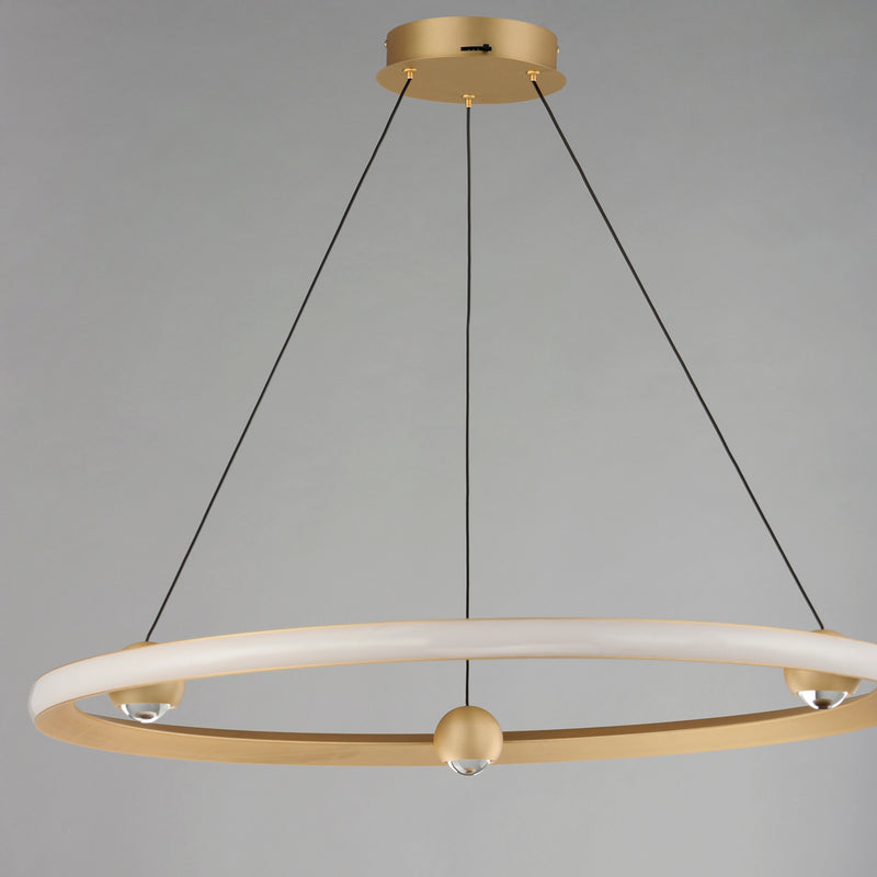 ET2 E23513-GLD Nodes 32" LED Pendant CCT Select | Gold