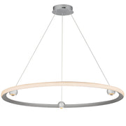 ET2 E23514-AL Nodes 40" LED Pendant CCT Select | Brushed Aluminum