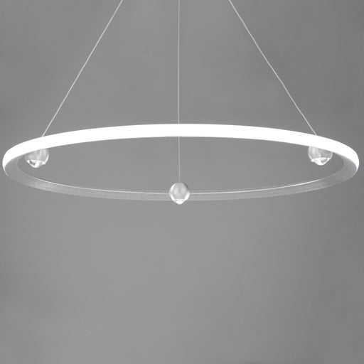 ET2 E23514-AL Nodes 40" LED Pendant CCT Select | Brushed Aluminum