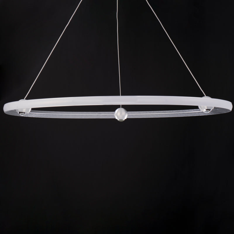 ET2 E23514-AL Nodes 40" LED Pendant CCT Select | Brushed Aluminum