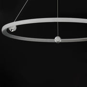 ET2 E23514-AL Nodes 40" LED Pendant CCT Select | Brushed Aluminum