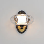 ET2 E24030-24BKNAB Amulet 1 Light LED Wall Sconce | Black / Natural Aged Brass