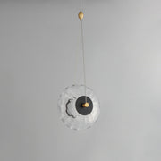 ET2 E24031-24BKNAB Amulet 1 Light LED Pendant | Black / Natural Aged Brass