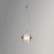 ET2 E24031-24BKNAB Amulet 1 Light LED Pendant | Black / Natural Aged Brass