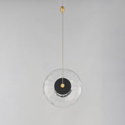 ET2 E24031-24BKNAB Amulet 1 Light LED Pendant | Black / Natural Aged Brass