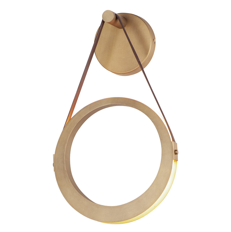 ET2 E24080-NAB Tether 1 Light LED Wall Sconce | Natural Aged Brass