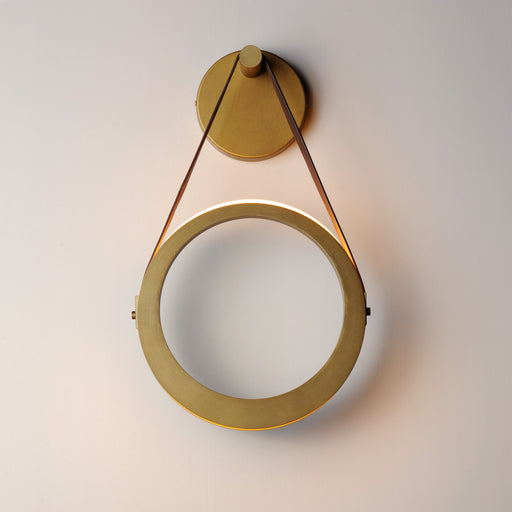 ET2 E24080-NAB Tether 1 Light LED Wall Sconce | Natural Aged Brass