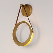 ET2 E24080-NAB Tether 1 Light LED Wall Sconce | Natural Aged Brass