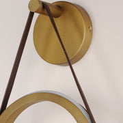 ET2 E24080-NAB Tether 1 Light LED Wall Sconce | Natural Aged Brass