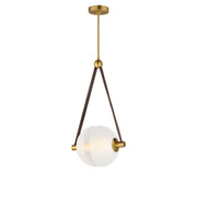 ET2 E24088-90NAB Dispatch 17" LED Pendant | Natural Aged Brass