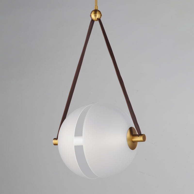 ET2 E24089-90NAB Dispatch 21" LED Pendant | Natural Aged Brass