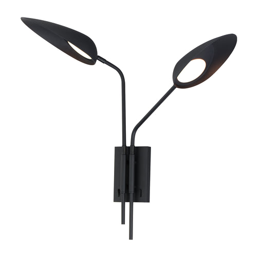ET2 E24092-BK Marsh 2 Light LED Wall Sconce | Black