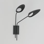 ET2 E24092-BK Marsh 2 Light LED Wall Sconce | Black