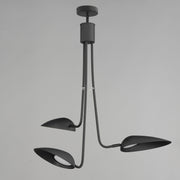 ET2 E24093-BK Marsh 3 Light LED Pendant | Black