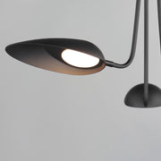 ET2 E24093-BK Marsh 3 Light LED Pendant | Black
