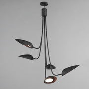 ET2 E24095-BK Marsh 5 Light LED Pendant | Black