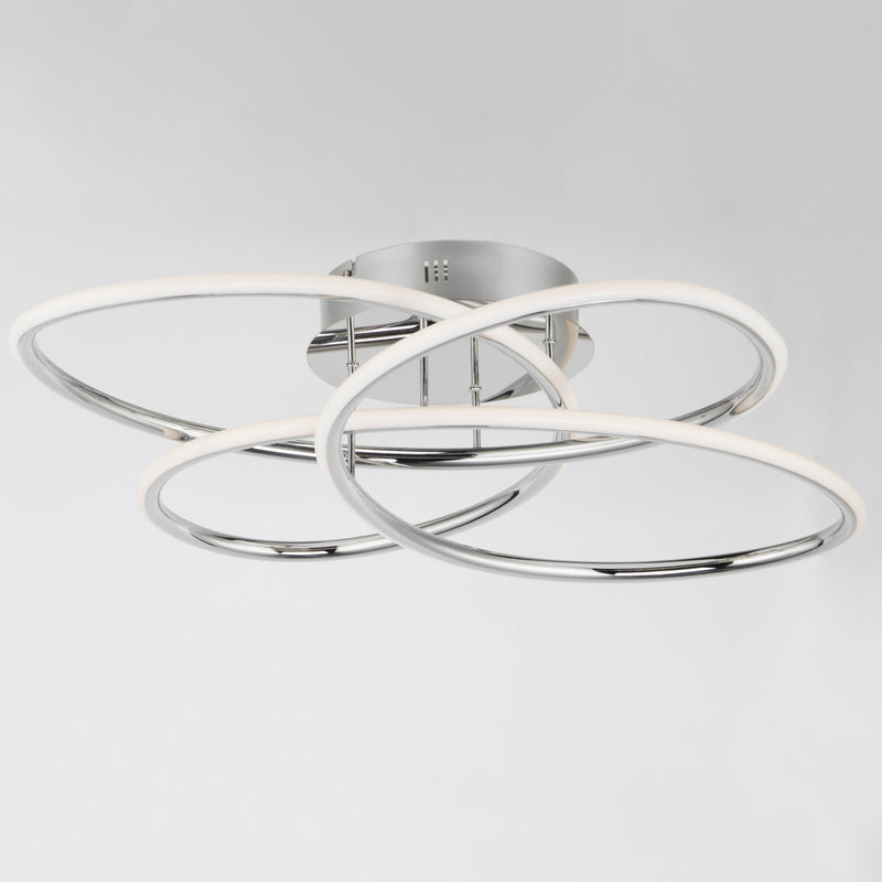 ET2 E24134-PC Coaster LED Flush Mount | Polished Chrome