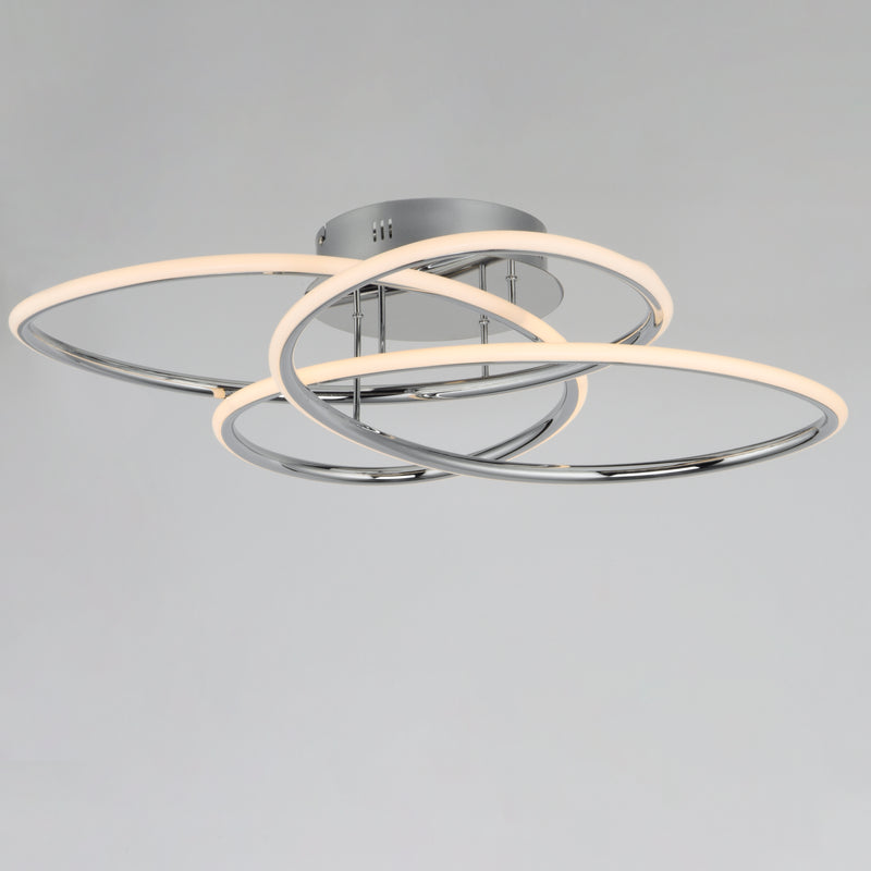 ET2 E24134-PC Coaster LED Flush Mount | Polished Chrome