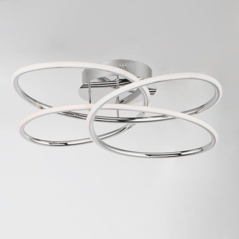 ET2 E24134-PC Coaster LED Flush Mount | Polished Chrome