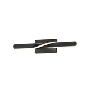 ET2 E24152-BK Pirouette 24" LED Bath Vanity 5CCT | Black