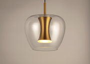 ET2 E24162-18BKGLD Newton LED 1 Light Pendant | Black / Gold