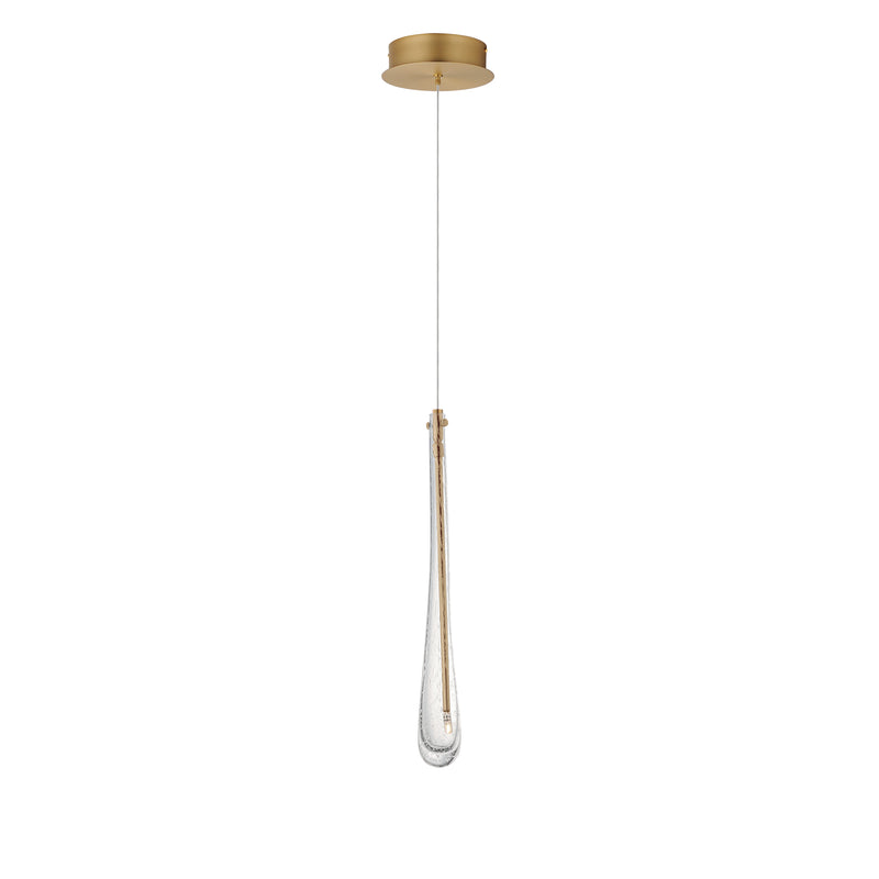 ET2 E24211-118GLD Stillo 1 Light LED Pendant | Gold