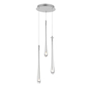 ET2 E24213-122SN Stillo 3 Light LED Pendant | Satin Nickel