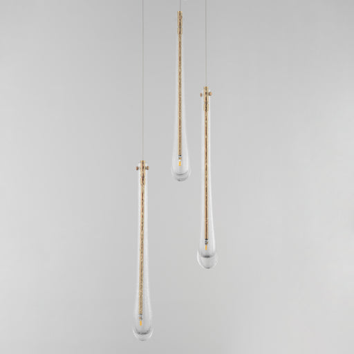 ET2 E24213-118GLD Stillo 3 Light LED Pendant | Gold