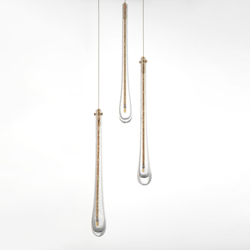 ET2 E24213-118GLD Stillo 3 Light LED Pendant | Gold
