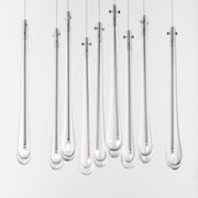ET2 E24217-122SN Stillo 9 Light LED Pendant | Satin Nickel