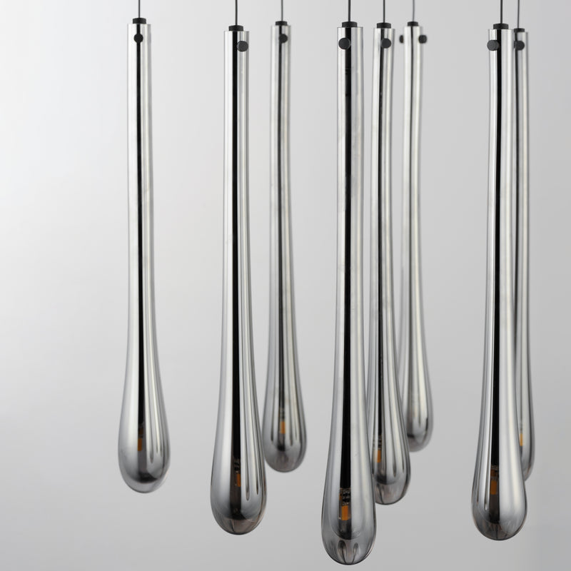 ET2 E24217-138BK Stillo 9 Light LED Pendant | Black