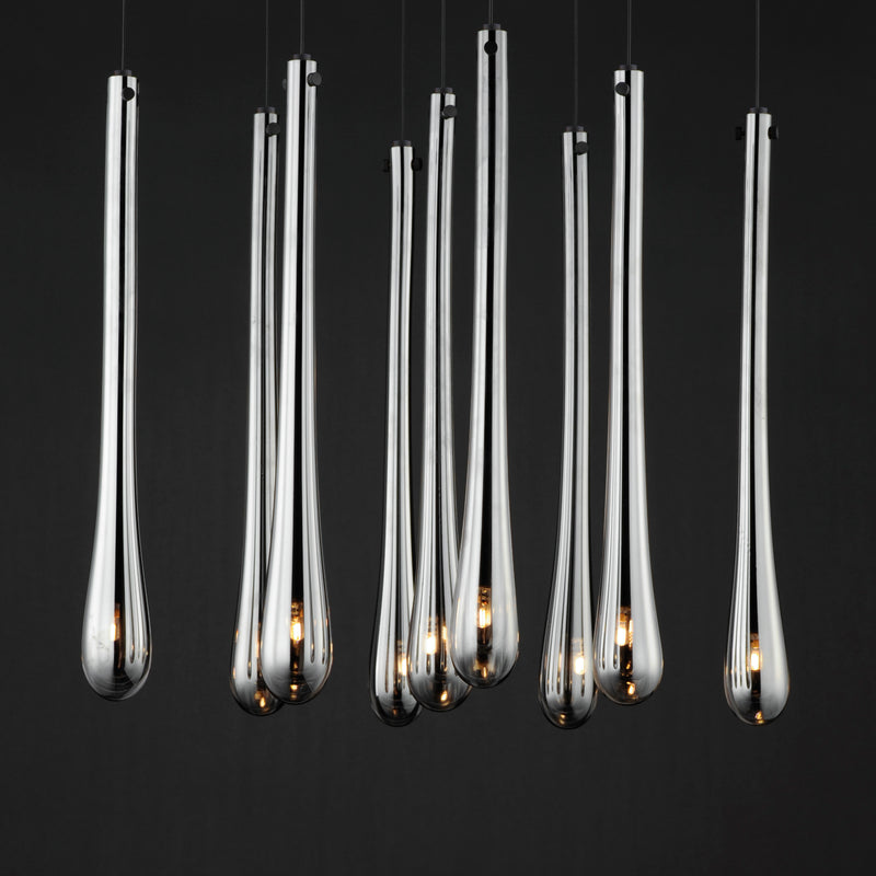 ET2 E24217-138BK Stillo 9 Light LED Pendant | Black