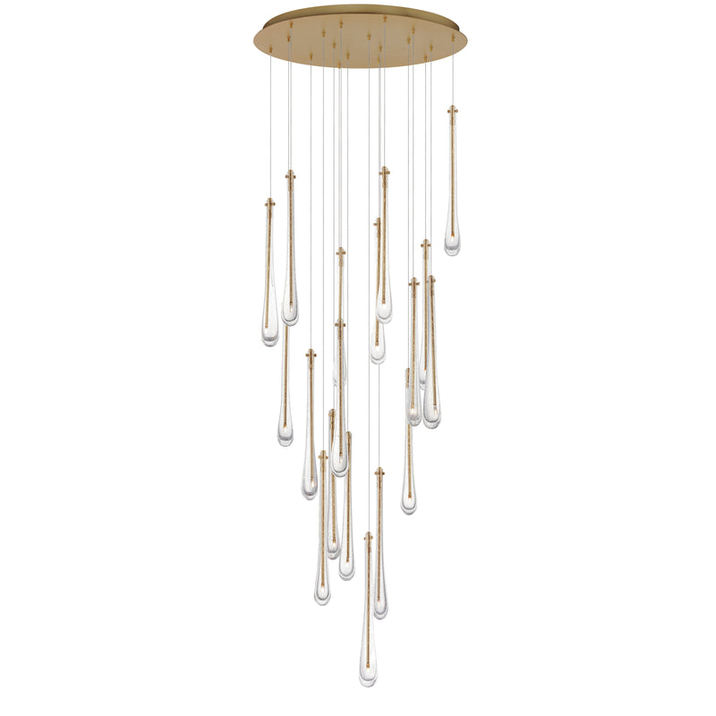 ET2 E24219-118GLD Stillo 18 Light LED Pendant | Gold