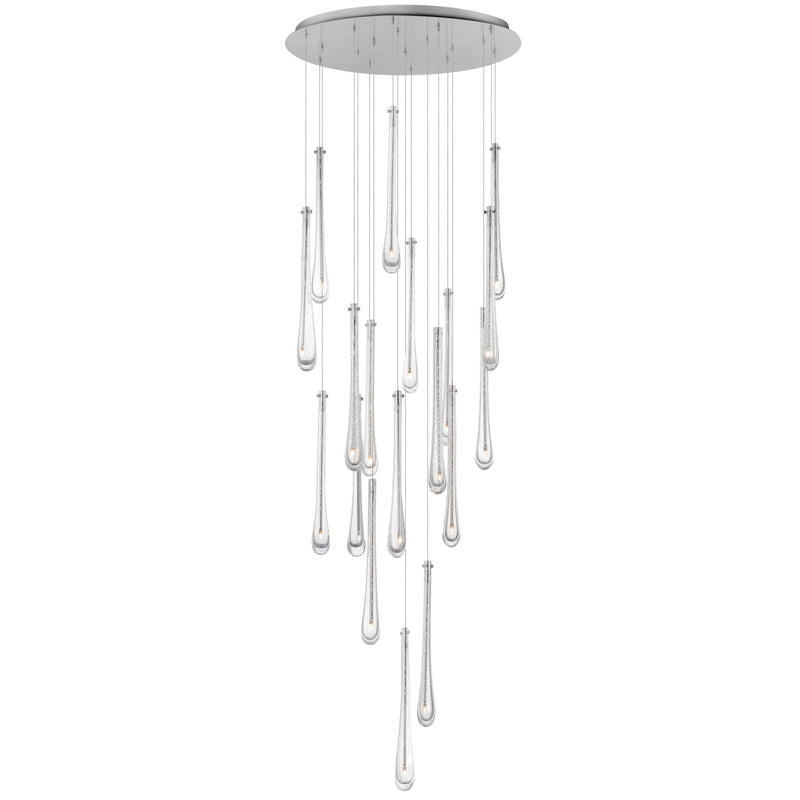 ET2 E24219-122SN Stillo 18 Light LED Pendant | Satin Nickel