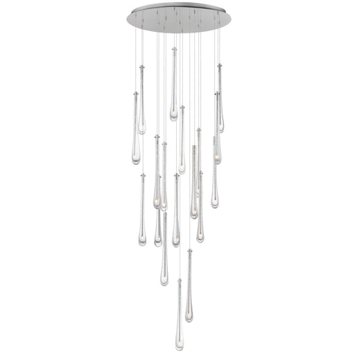ET2 E24219-122SN Stillo 18 Light LED Pendant | Satin Nickel