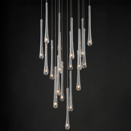 ET2 E24219-122SN Stillo 18 Light LED Pendant | Satin Nickel