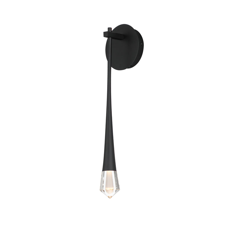 ET2 E24220-122BK Pierce 1 Light LED Sconce | Black