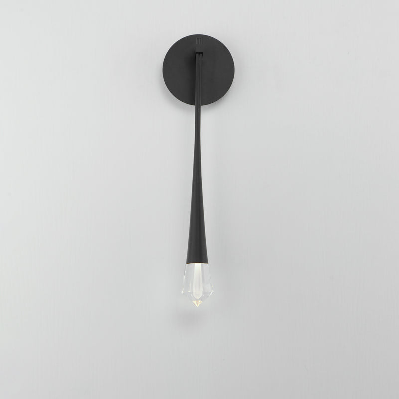 ET2 E24220-122BK Pierce 1 Light LED Sconce | Black