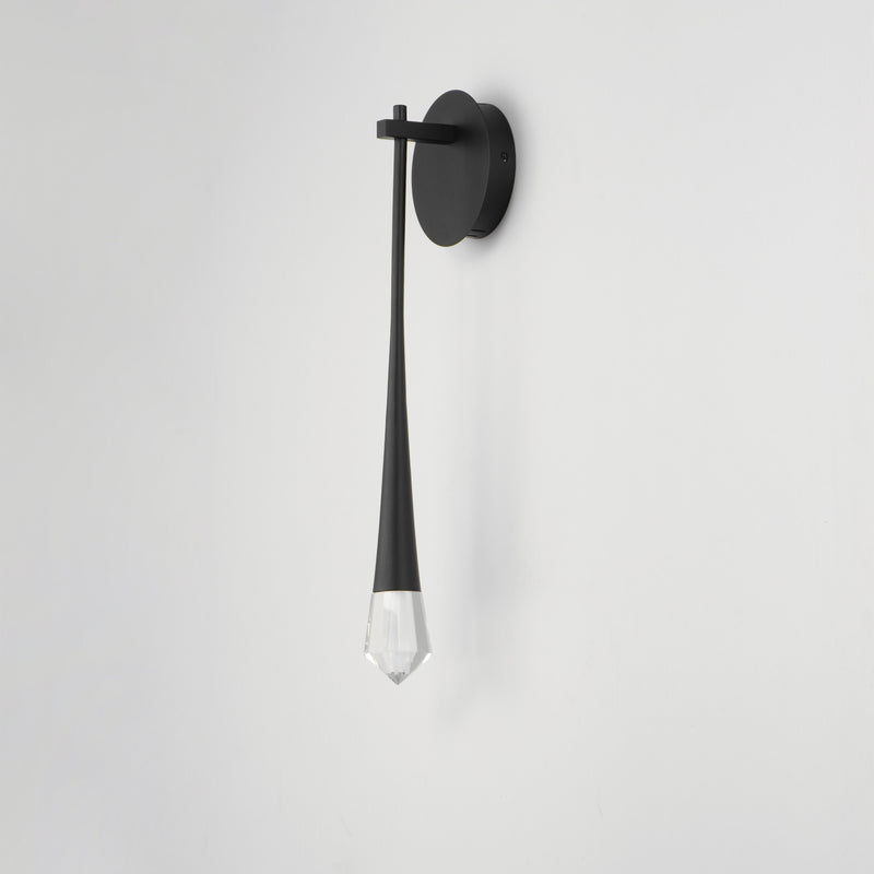 ET2 E24220-122BK Pierce 1 Light LED Sconce | Black